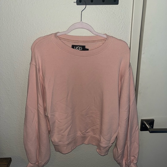 UGG Ballon Sleeve Crewneck Light Pink - Picture 3 of 5